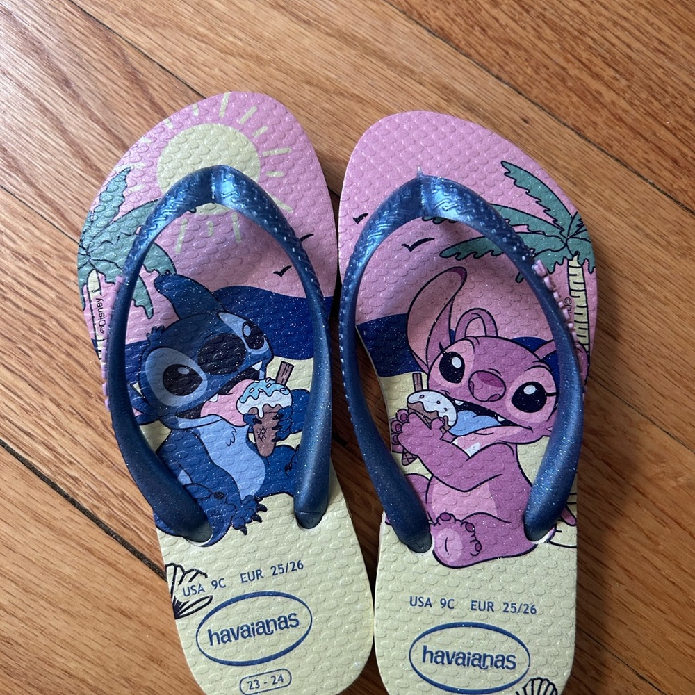 Havaianas Kids Flip Flops with Cartoon Ice Cream Design